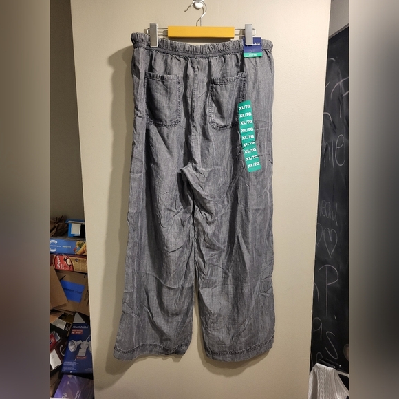 Splendid Women's Charcoal Wide Leg Pants, Size XL (32) - Picture 2 of 6